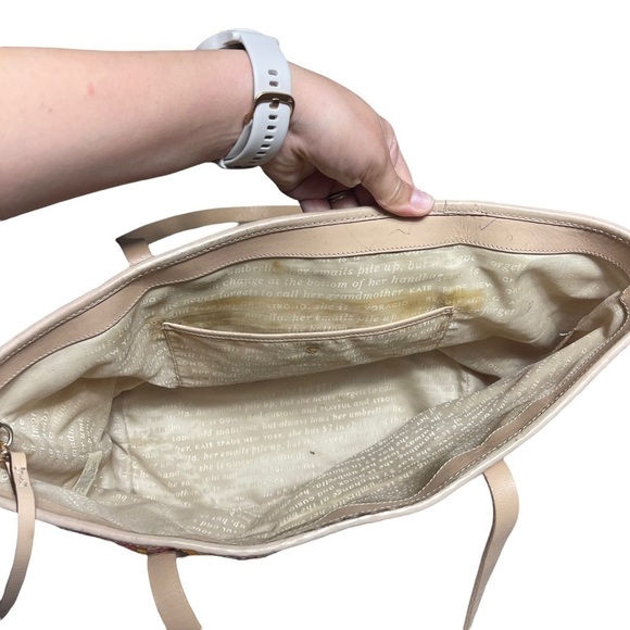 Kate Spade Jelly Grove Woven Tote Bag with Coin Pouch - Picture 11 of 11